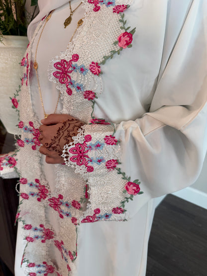 Aaliyah Floral Abaya