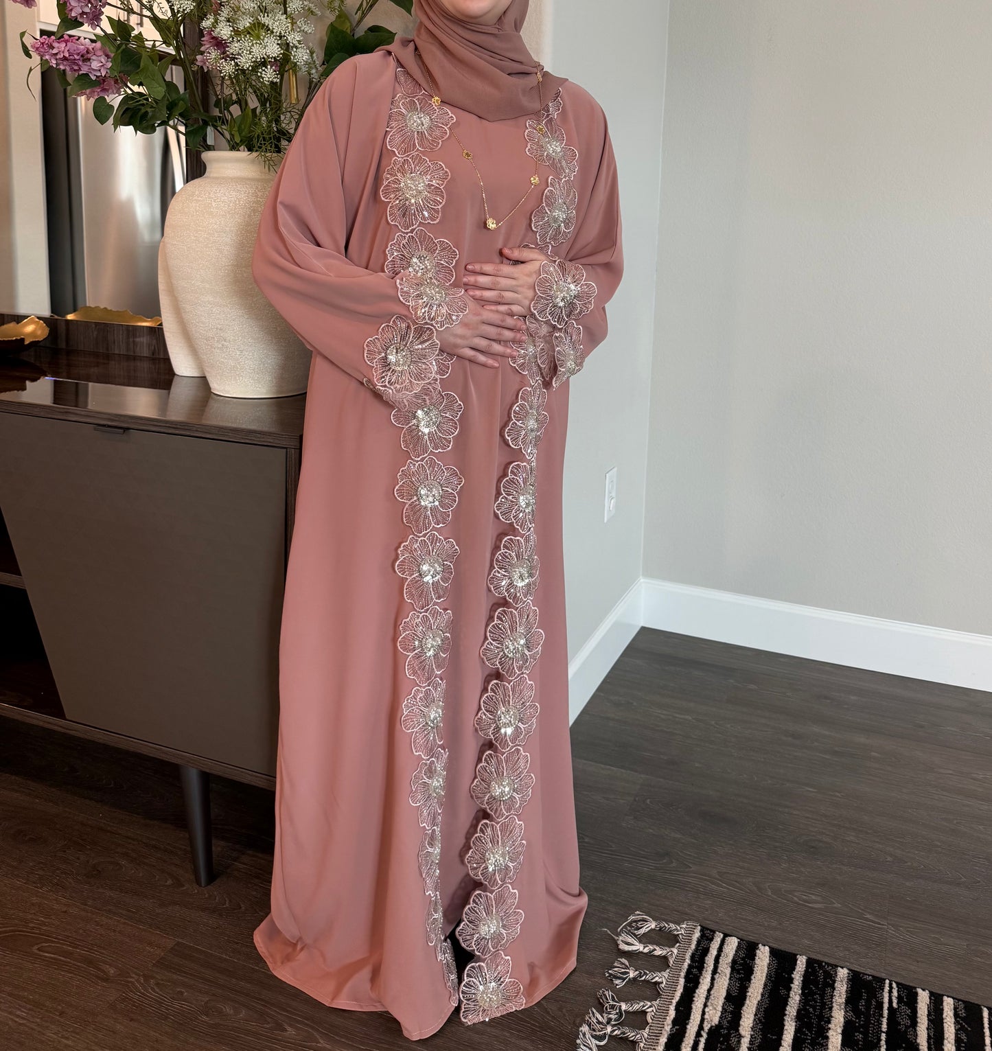 Petal Grace Abaya