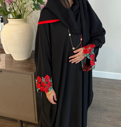 Midnight Rose Closed Abaya