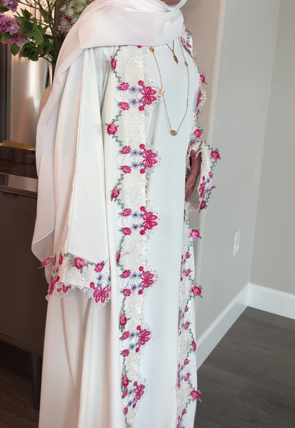 Aaliyah Floral Abaya